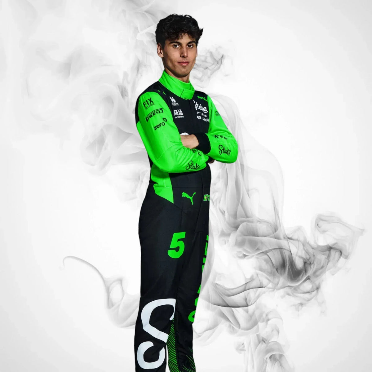 Gabriel Bortoleto 2025 Kick Sauber F1 Costume Replica