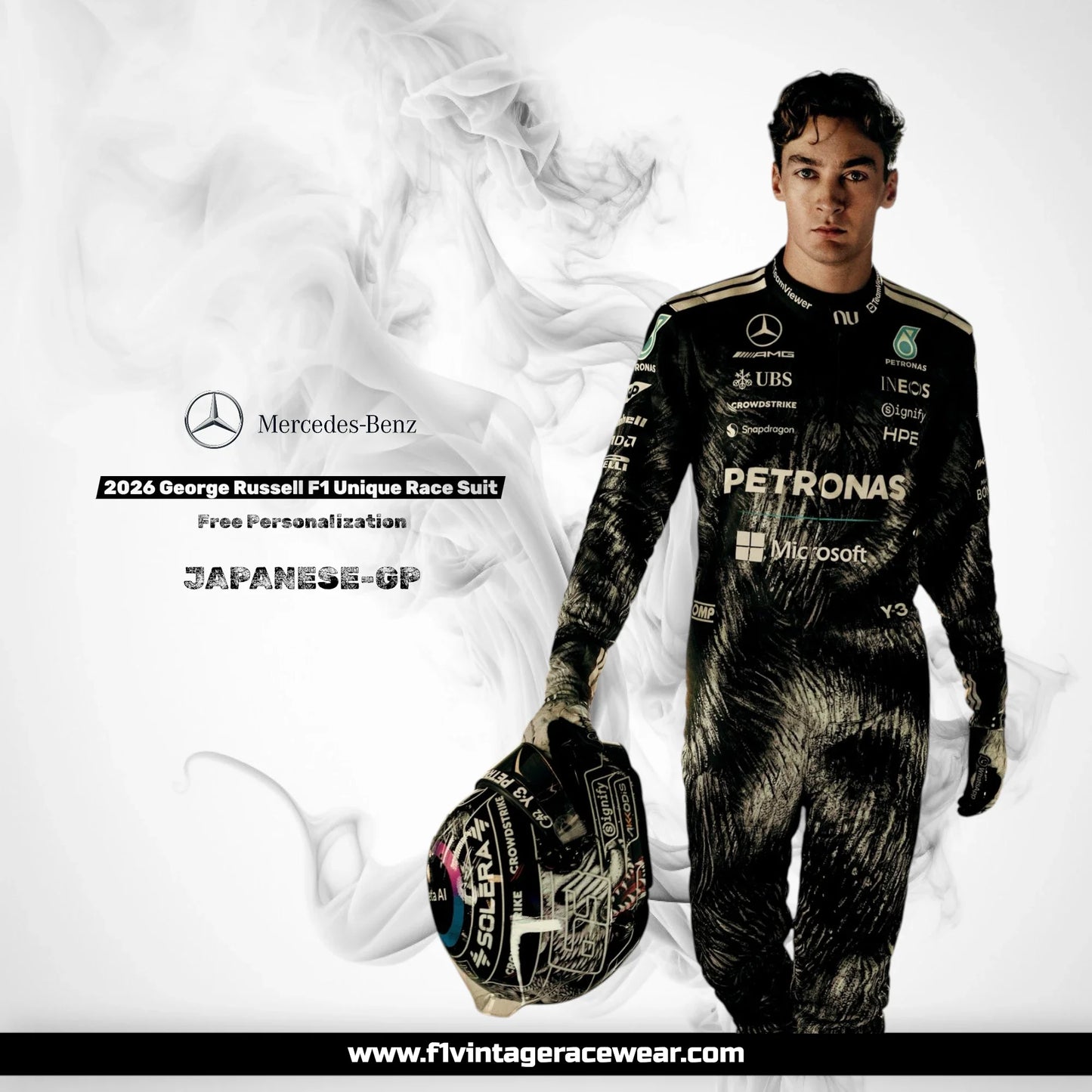 2026 Mercedes-AMG Petronas F1 Suit – Japanese GP Unique Edition