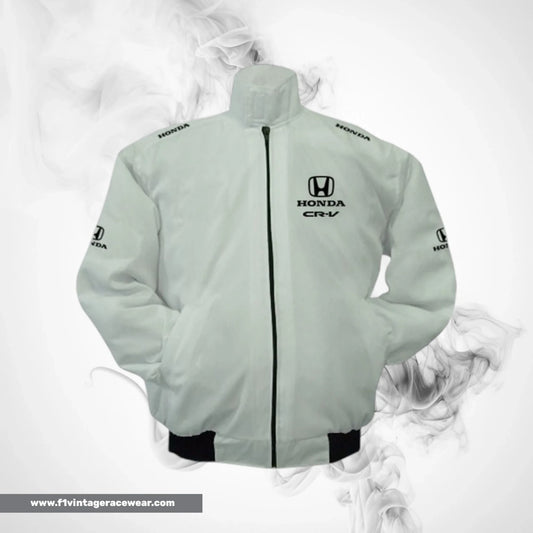 Honda CR V F1 Inspired Jacket White Racing Style
