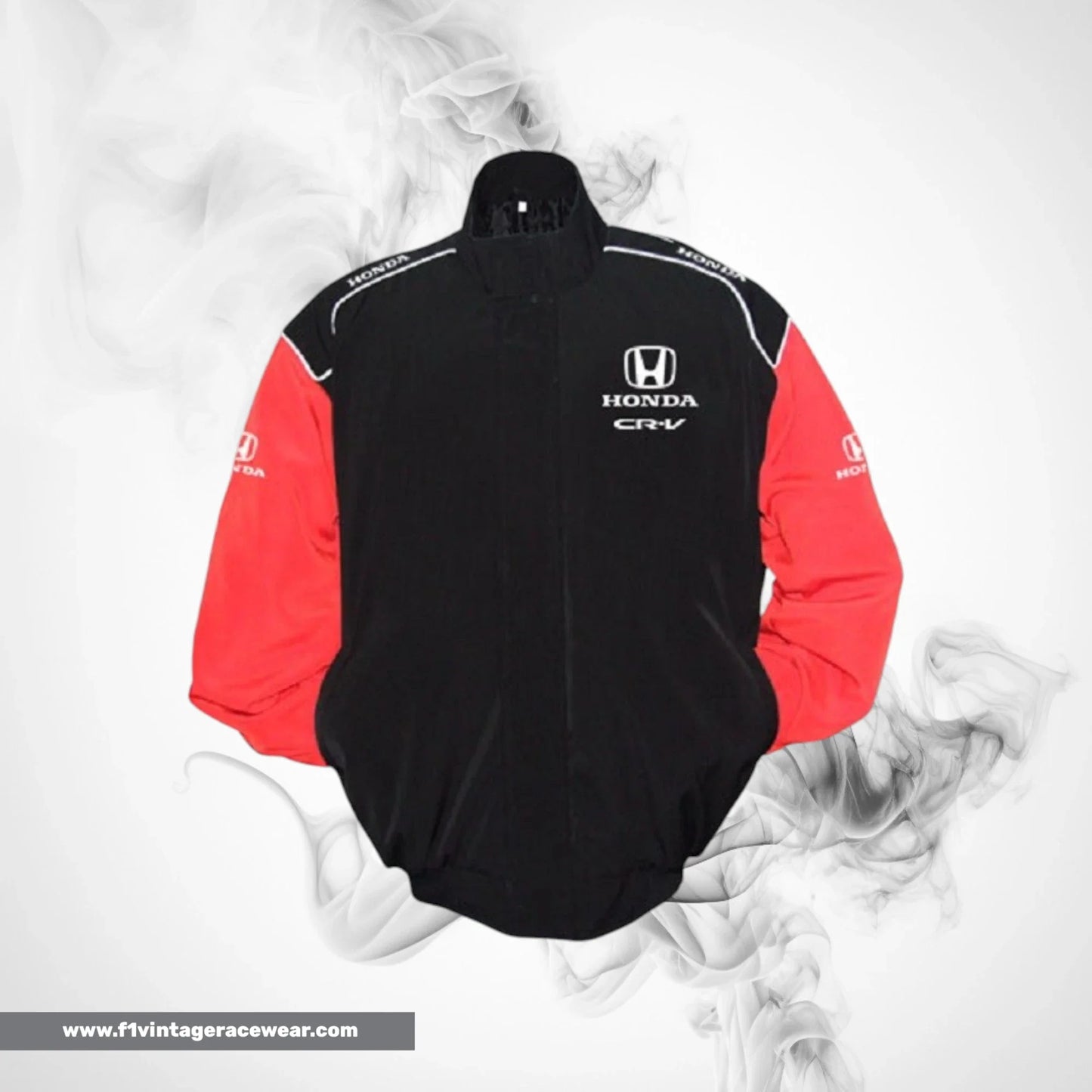 Honda CR V Motorsport Jacket Black Red Racing Wear