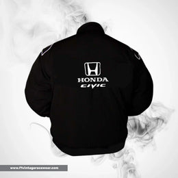 Honda Civic Motorsport Jacket Black Racing Wear