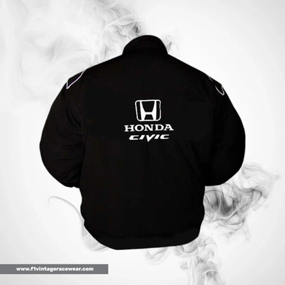 Honda Civic Motorsport Jacket Black Racing Wear