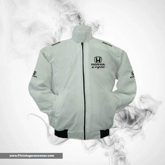 Honda Civic Motorsport Jacket White Racing Wear