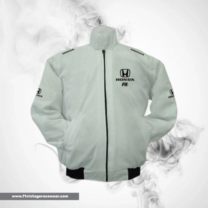 Honda Fit Motorsport Jacket White Racing Wear