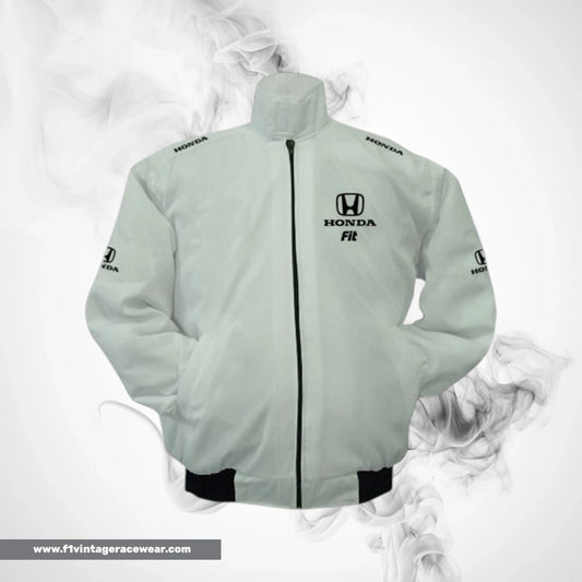Honda Fit Motorsport Jacket White Racing Wear