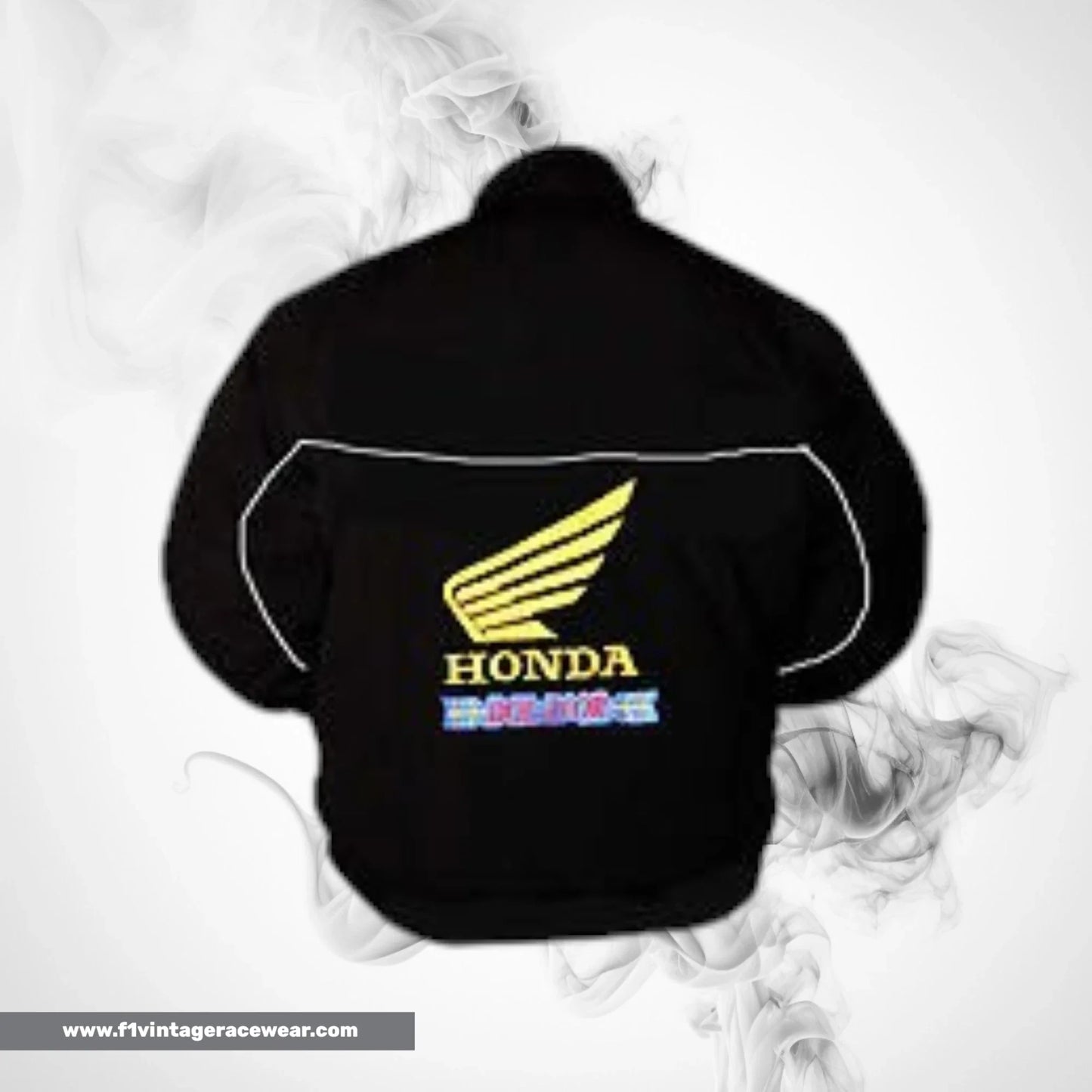 Honda HRC Racing Jacket Black Streetwear Style