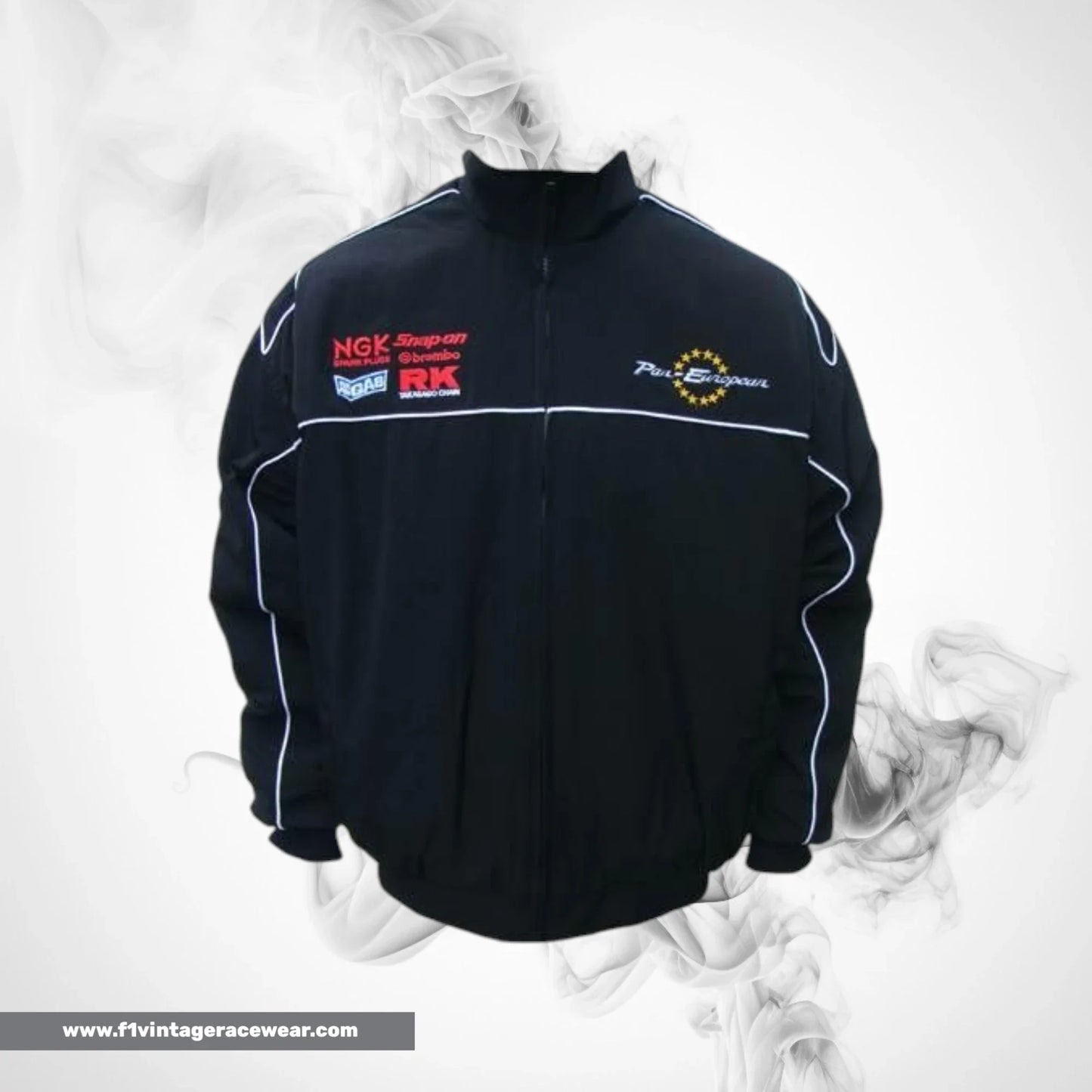 Honda Pan European F1 Inspired Jacket Black Racing Style