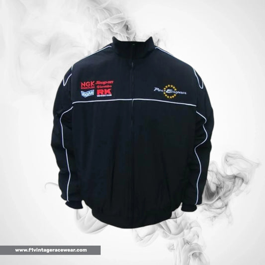 Honda Pan European F1 Inspired Jacket Black Racing Style