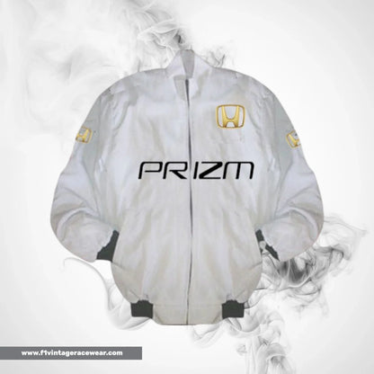 Honda Prizm Motorsport Jacket White Racing Wear