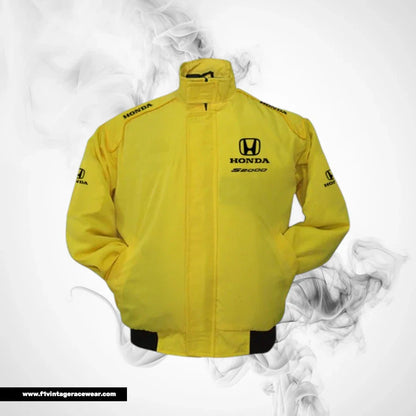 Honda S2000 JDM Inspired Jacket Yellow Racing Style