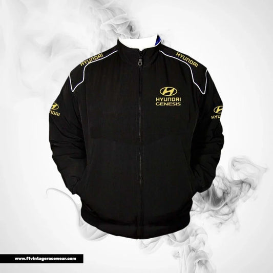 Hyundai Genesis Racing Jacket Black Luxury Performance Style