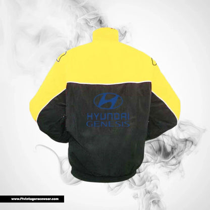 Hyundai Genesis Racing Jacket Yellow Black Luxury Performance Style