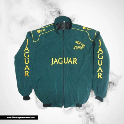 Jaguar Leaper Motorsport Jacket Dark Green Performance Wear