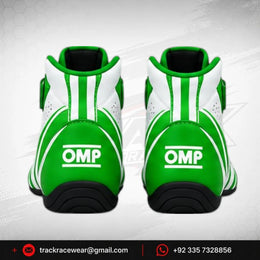 Kosmic Kart Racing Shoes – White & Green
