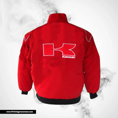 Kawasaki KX Racing Jacket Red Motocross Edition