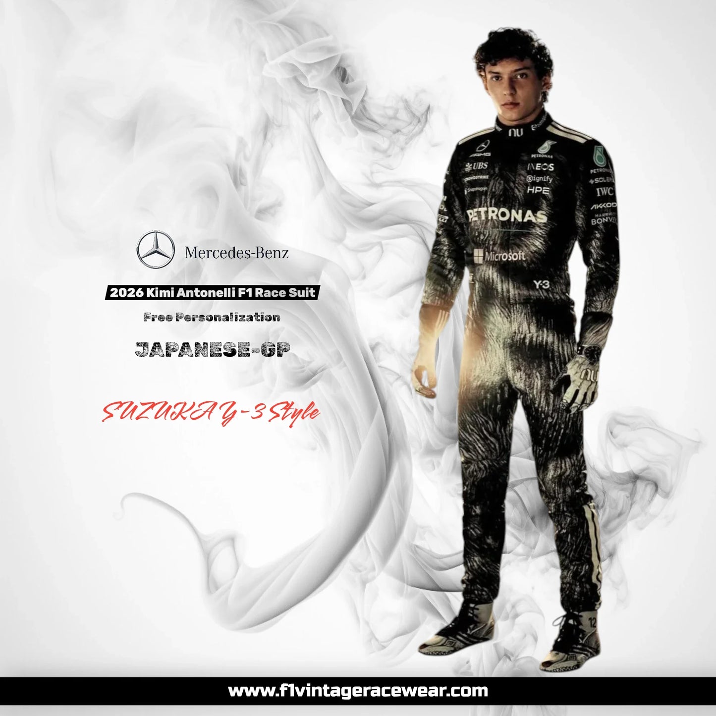 Kimi Antonelli 2026 F1 Unique Race Suit – Japanese GP Special Design