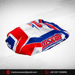 MS KART Protective Go-Kart Cover – Red, White & Blue Kart Dust Cover