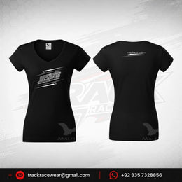 MS KART Women's Black Racing T-Shirt – Motorsport Teamwear