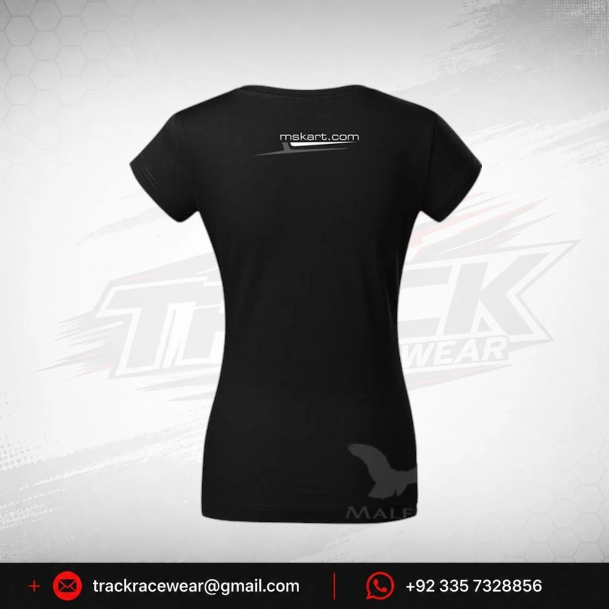 MS KART Women's Black Racing T-Shirt – Motorsport Teamwear