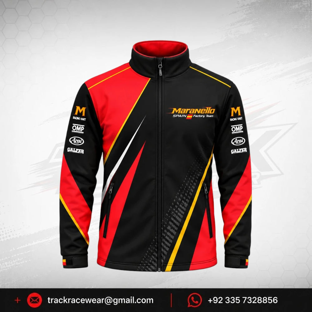 Maranello Black Red Team Jacket