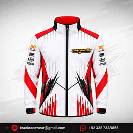 Maranello Factory White Motorsport Jacket