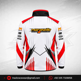 Maranello Factory White Motorsport Jacket