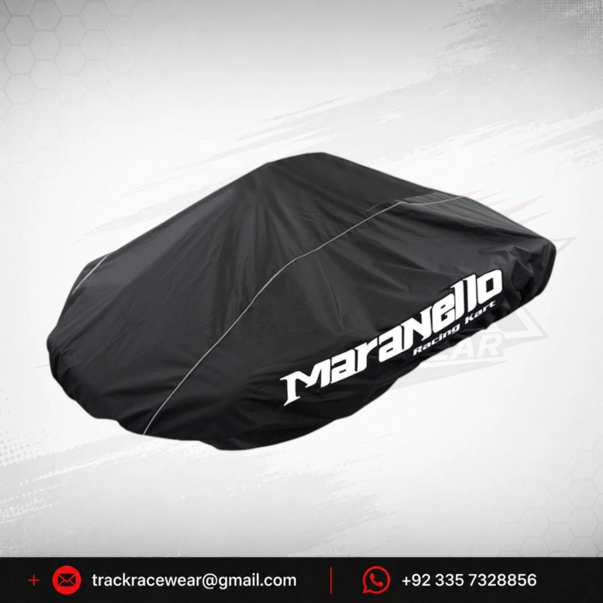 Maranello Racing Kart Protective Kart Cover – Black