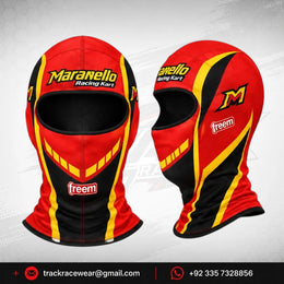 Maranello Racing Kart Red Black Balaclava
