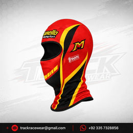 Maranello Racing Kart Red Black Balaclava
