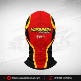 Maranello Racing Kart Red Black Balaclava