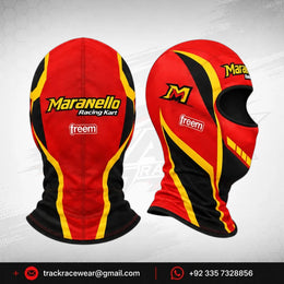 Maranello Racing Kart Red Black Balaclava