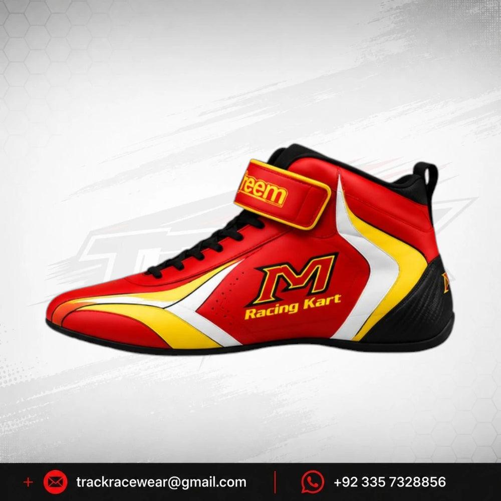Maranello Racing Kart Red Yellow Racing Shoes