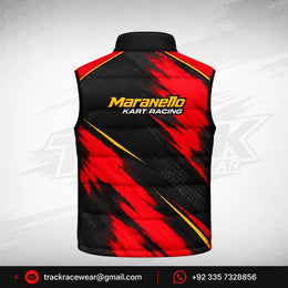 Maranello Red Black Racing Vest