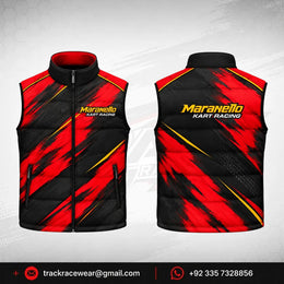 Maranello Red Black Racing Vest