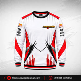 Maranello Spain White Track Crewneck