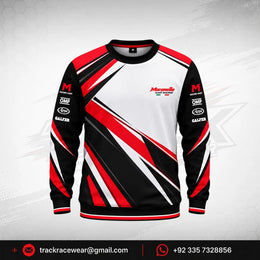 Maranello White Red Motorsport Sweatshirt