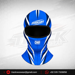 Official 2026 MS KART Balaclava – Royal Blue & Navy