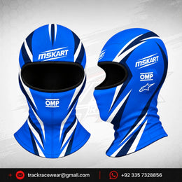 Official 2026 MS KART Balaclava – Royal Blue & Navy