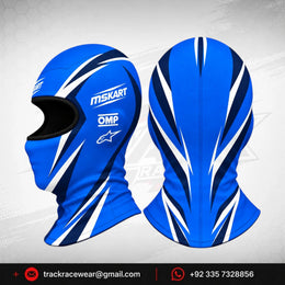 Official 2026 MS KART Balaclava – Royal Blue & Navy