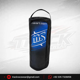 Official MS KART Cylindrical Padded Visor & Helmet Accessory Bag