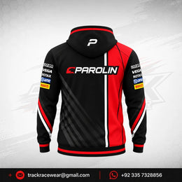 Parolin Black Red Racing Hoodie