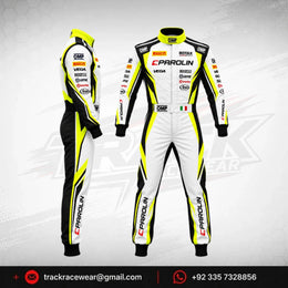 Parolin Neon Yellow Kart Suit