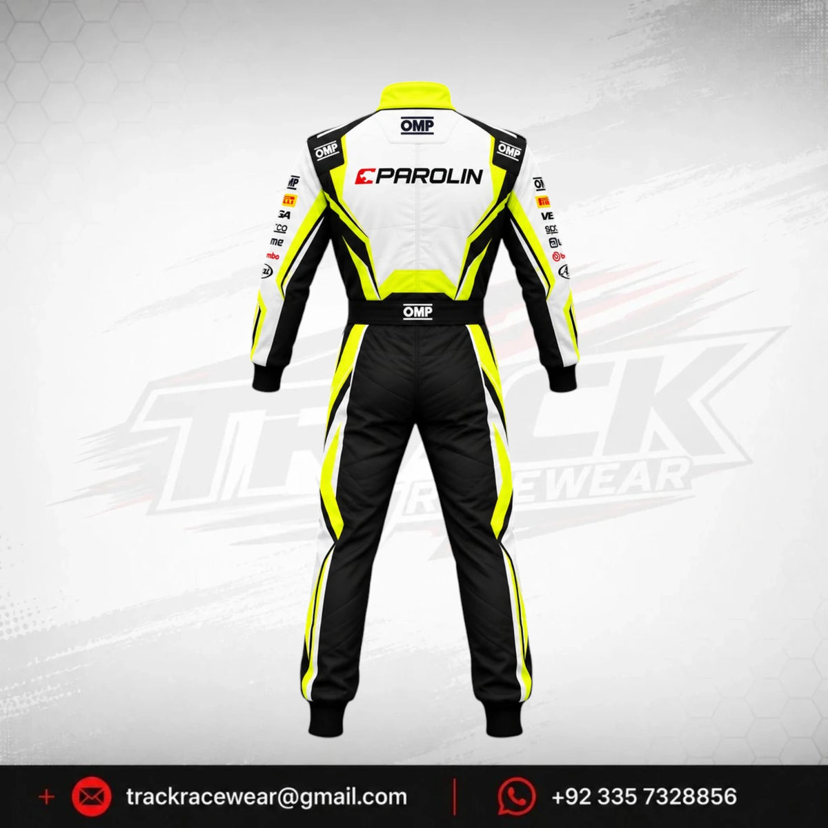 Parolin Neon Yellow Kart Suit