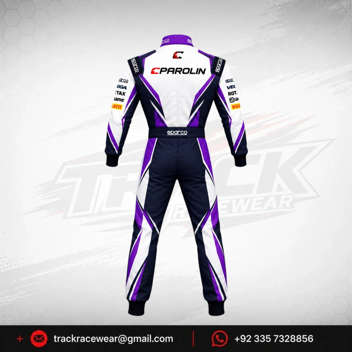 Parolin Purple Edge Kart Suit