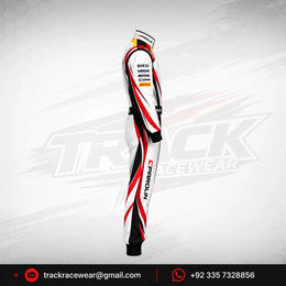 Parolin Red Strike Kart Suit