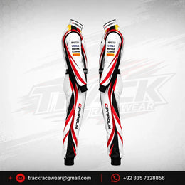 Parolin Red Strike Kart Suit