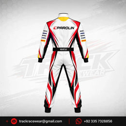 Parolin Red Strike Kart Suit