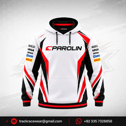 Parolin White Karting Hoodie