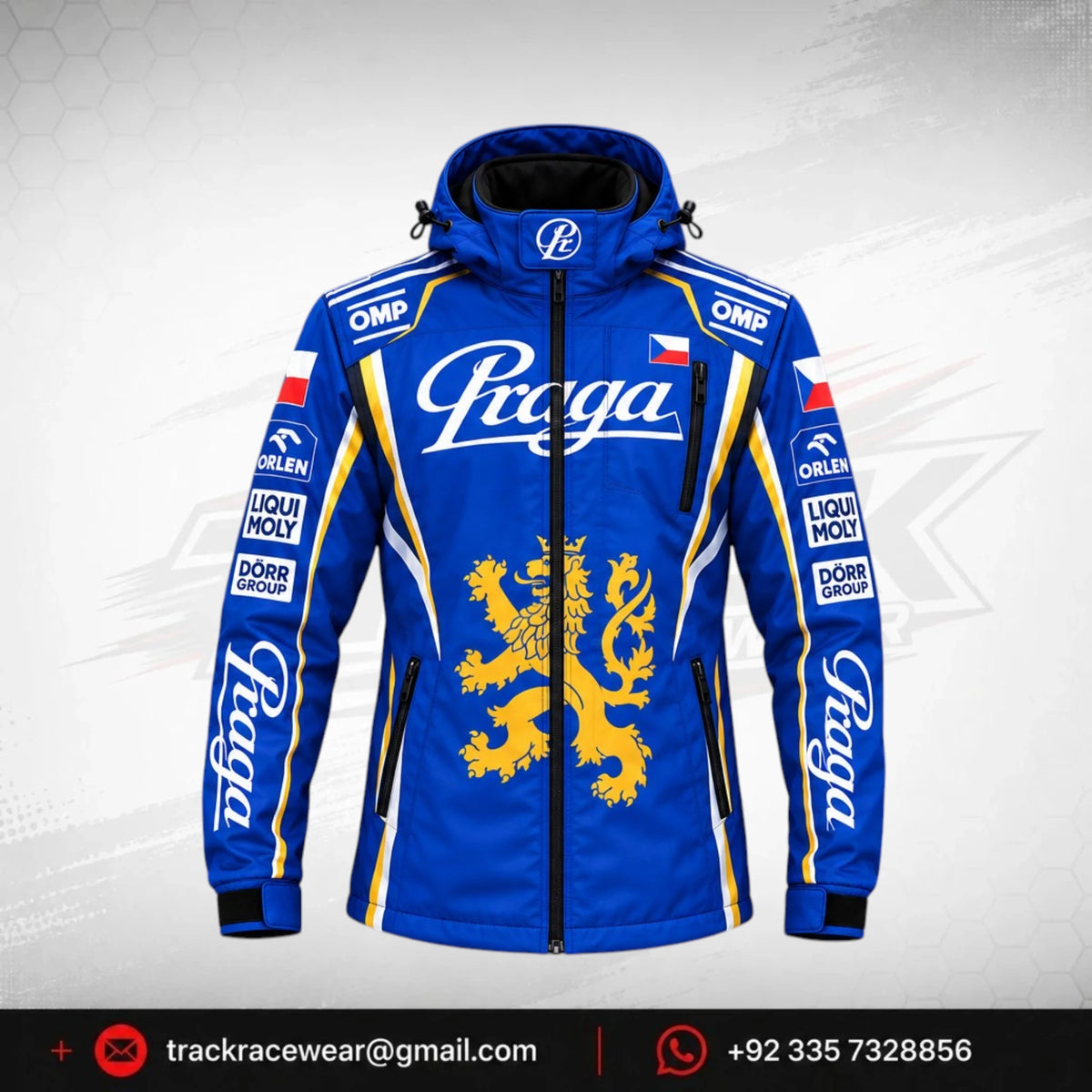 Praga Blue Gold Racing Jacket