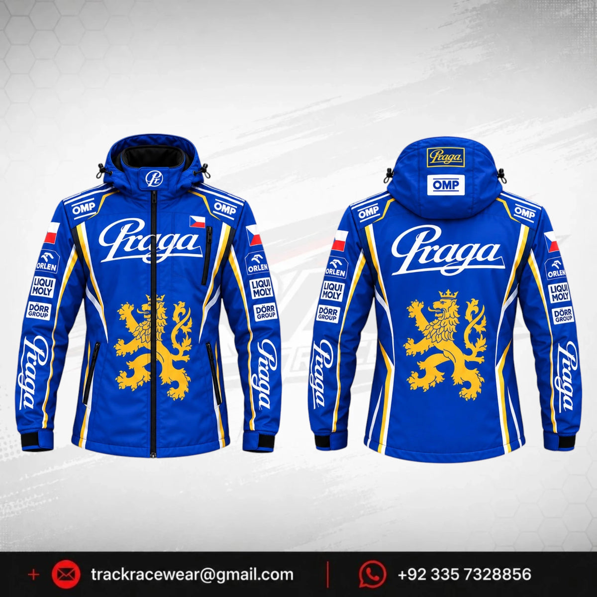 Praga Blue Gold Racing Jacket